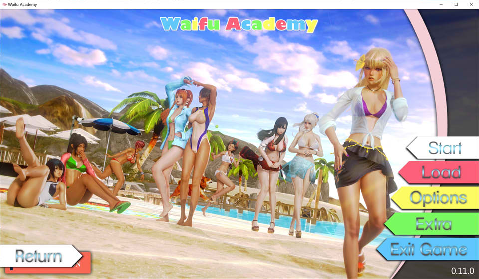 二次元老婆学院 Waifu Academy V1.1云汉化润色版[PC+安卓][更新/4.2G]_妙趣部落(km159.com)